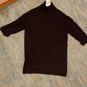 MaxMara Black Wool Turtleneck